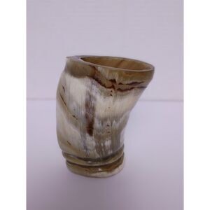 Vintage Handcrafted Natural Medieval Themed Viking Horn Drinking Mug